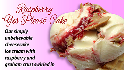 Raspberry "Yes Please" Cake
